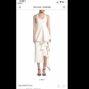 Solace London Naya ruffle dress